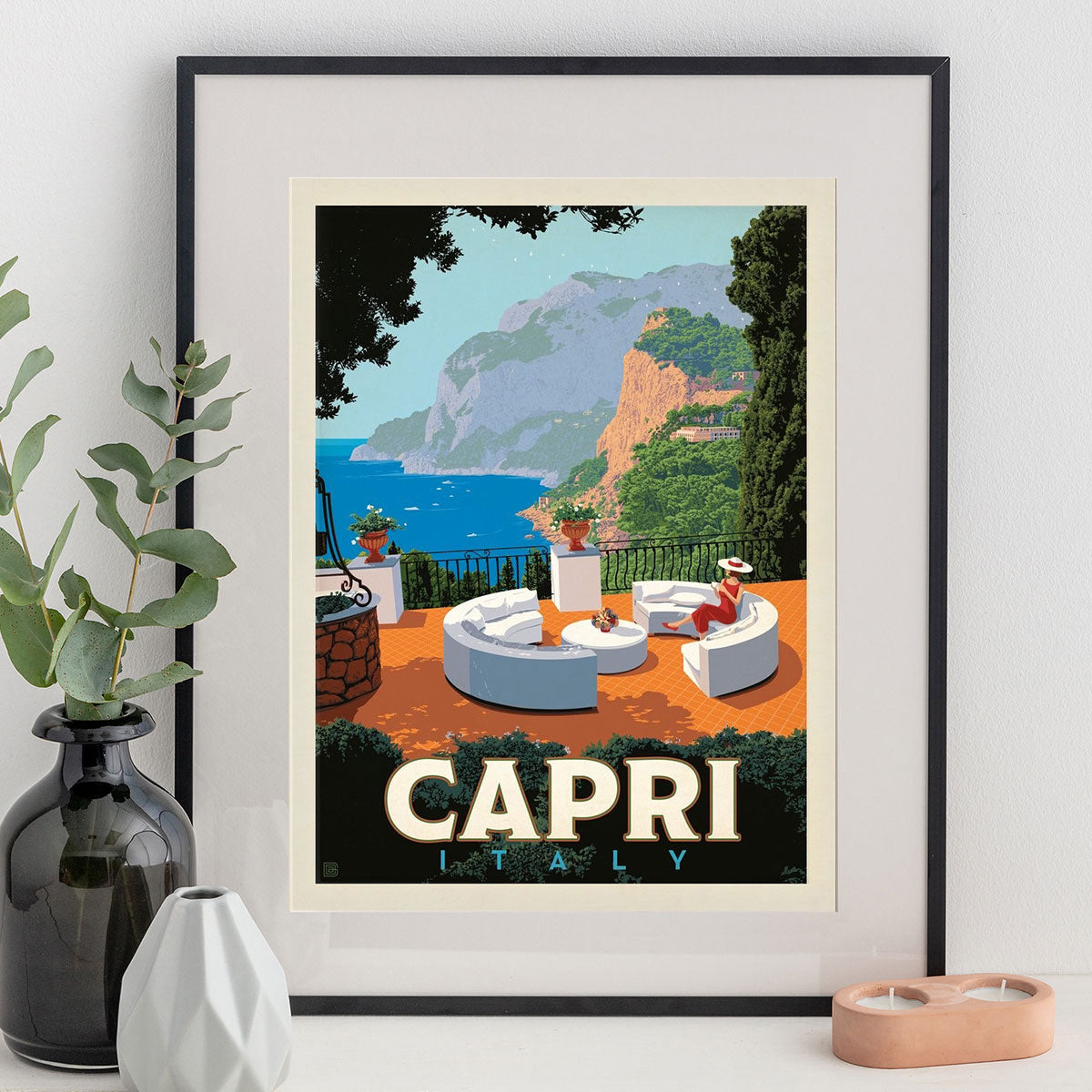 Italy, Capri Print – I Heart Travel Art.