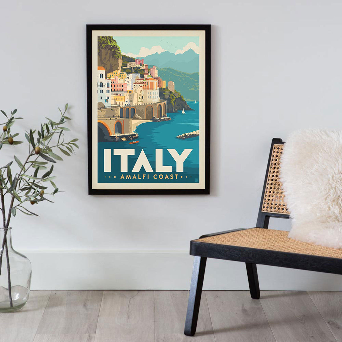 Italy, Amalfi Coast Print – I Heart Travel Art.